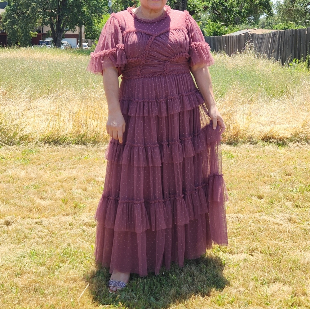 Ivy City Mulberry Whomsical long maxi size 1x